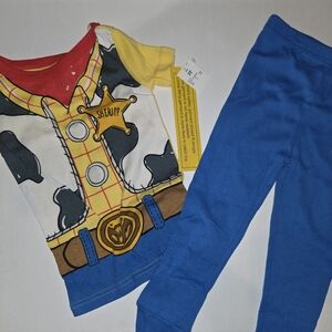 Kids Woody Toy Story Pajama Set - 3T
